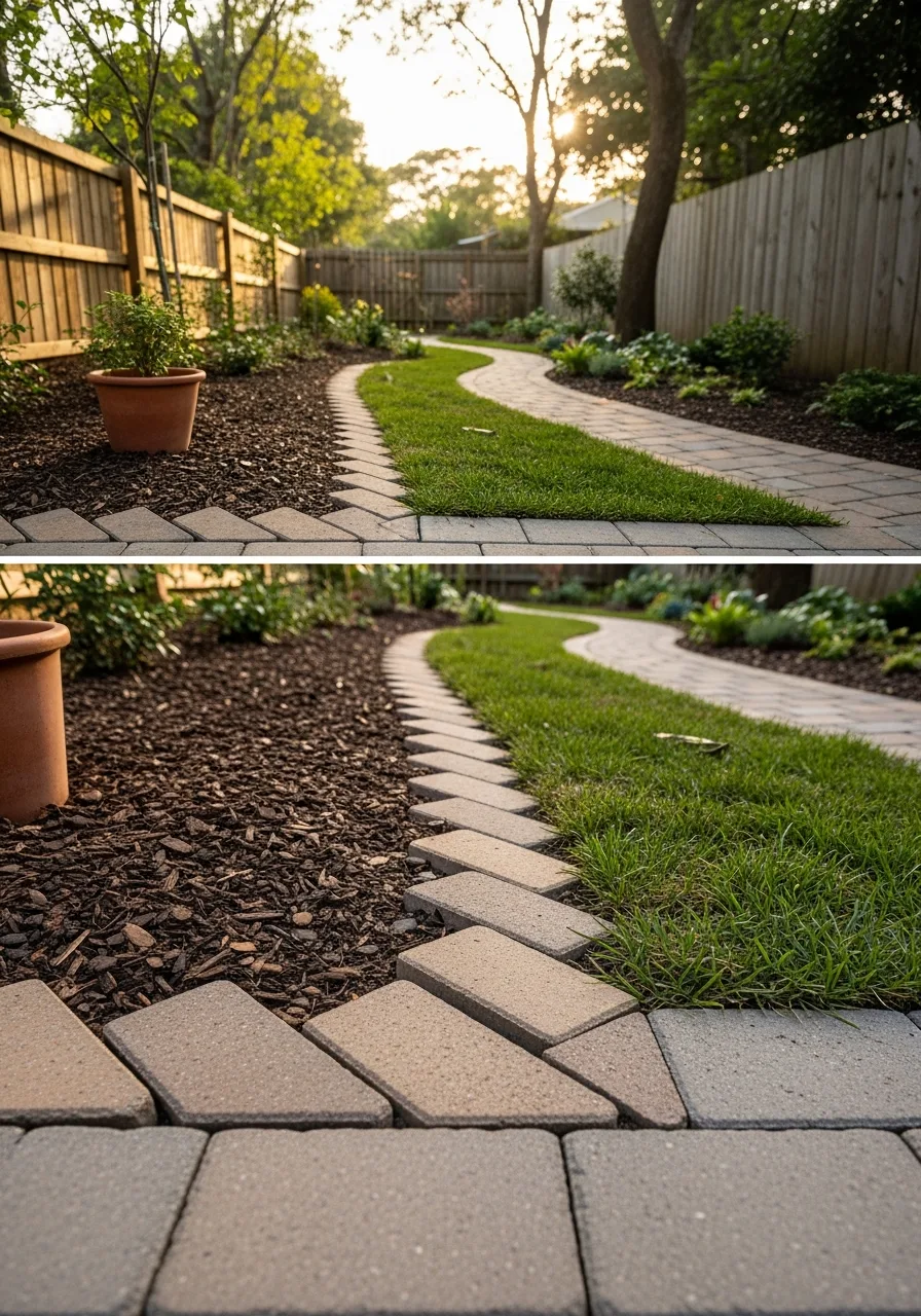 12. Paver Walkway Edging