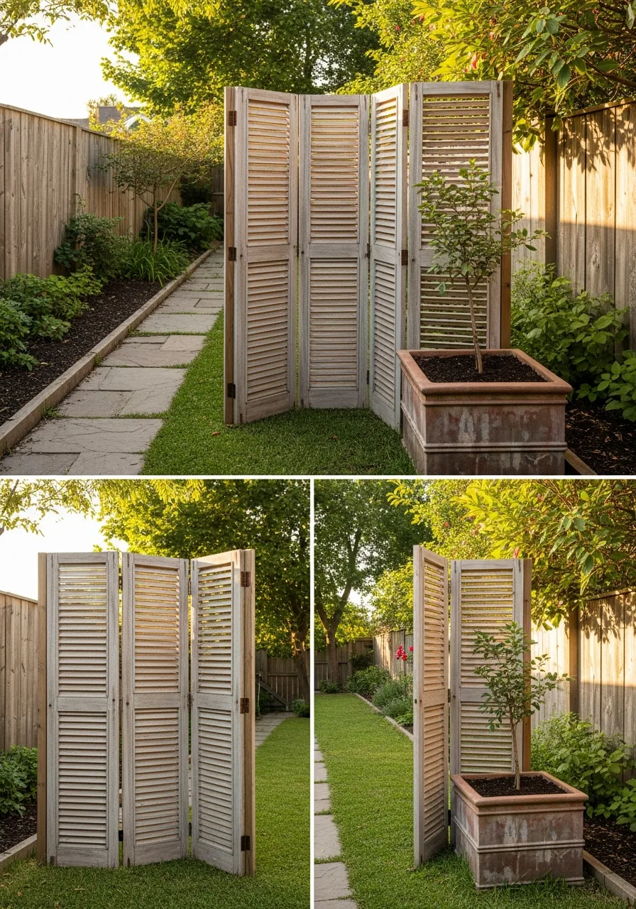 18. Shutter Privacy Partition