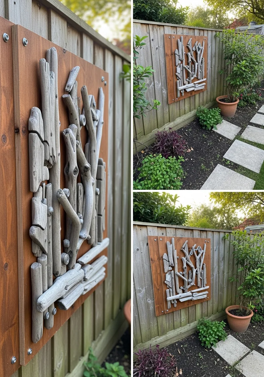 30. Driftwood Fence Wall Art