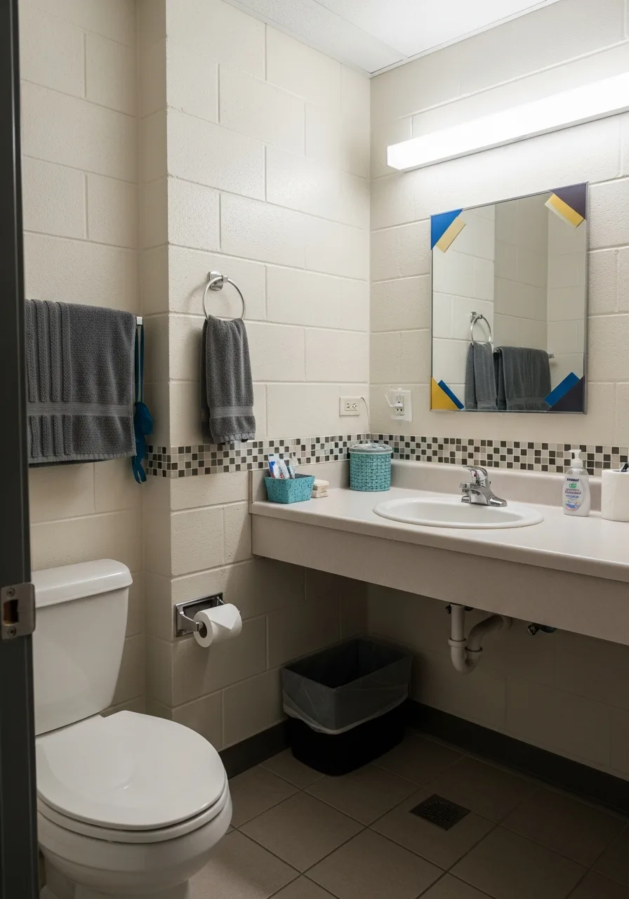 14. Mirror and Tile Accents