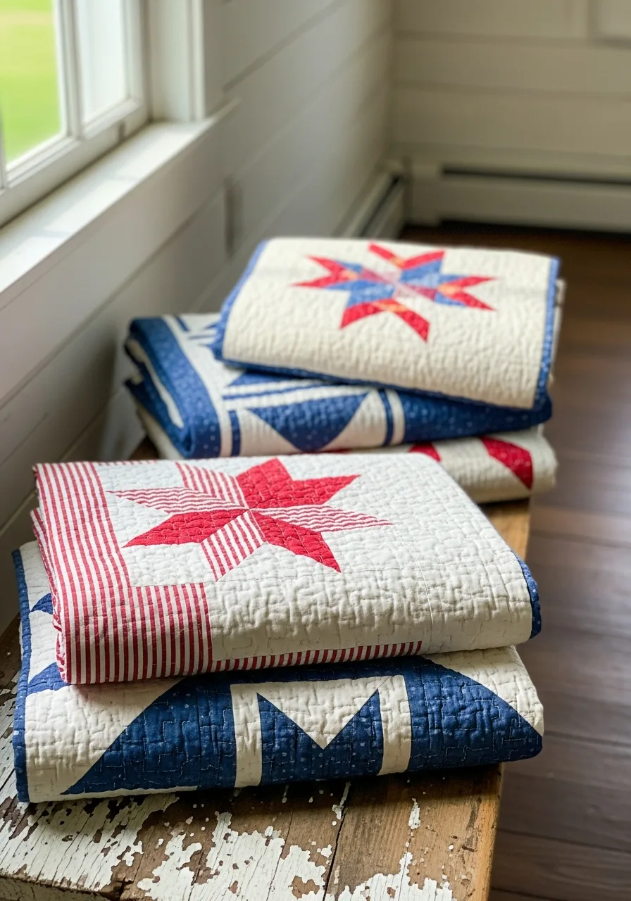 17. Red White Blue Quilts