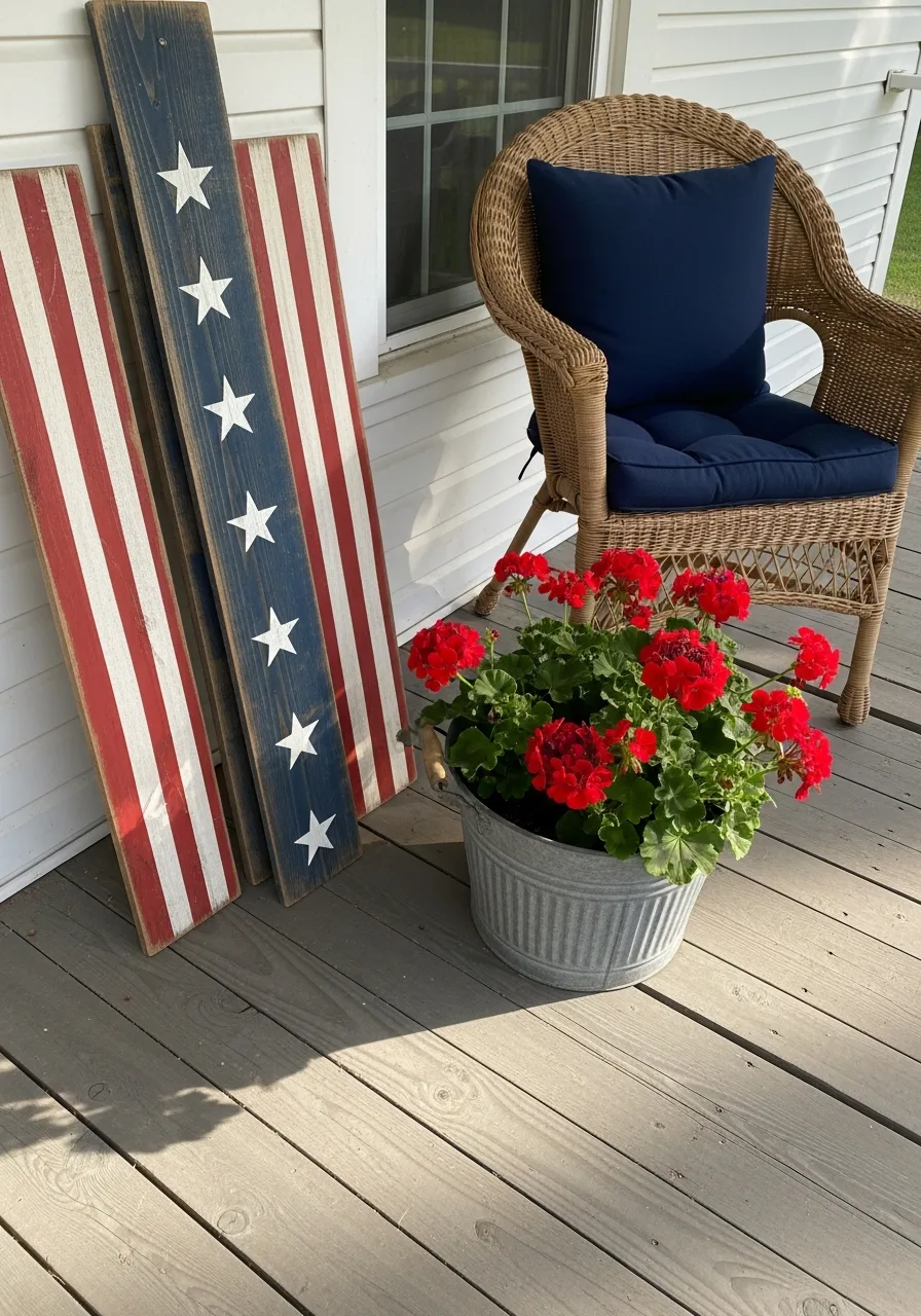 27. Patriotic Porch Signs