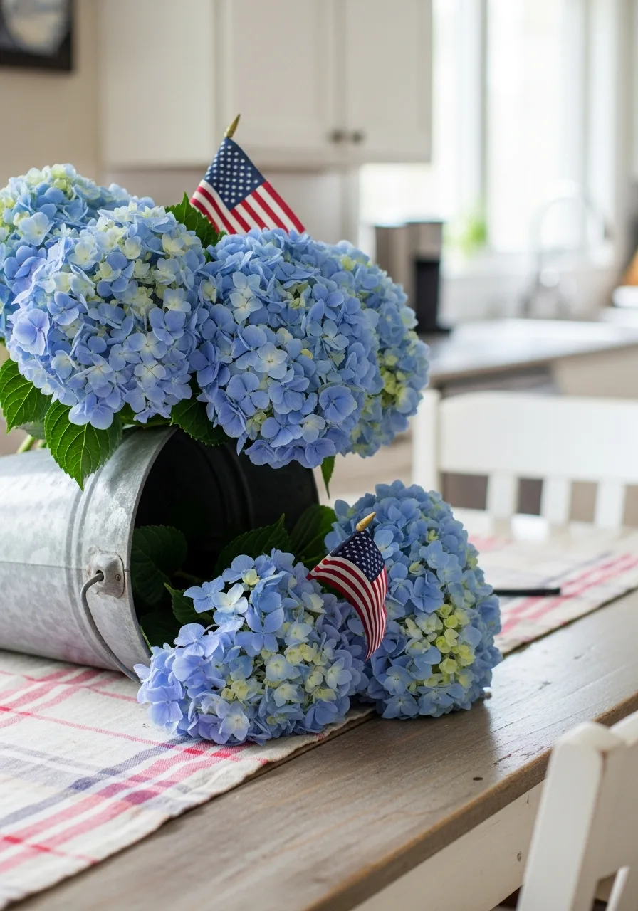 31. Blue Hydrangea Bundles