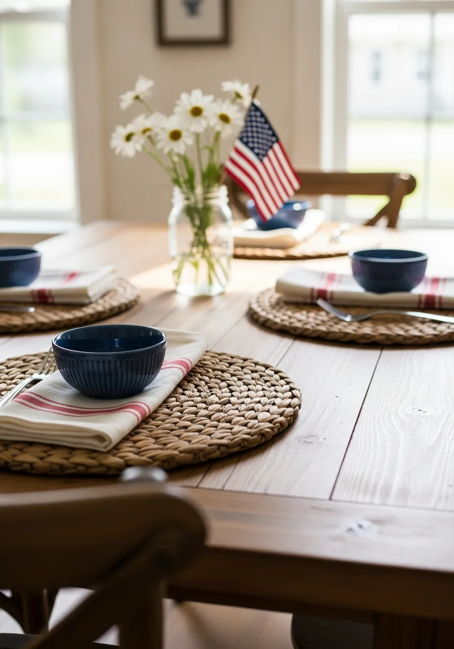 39. Woven Seagrass Placemats