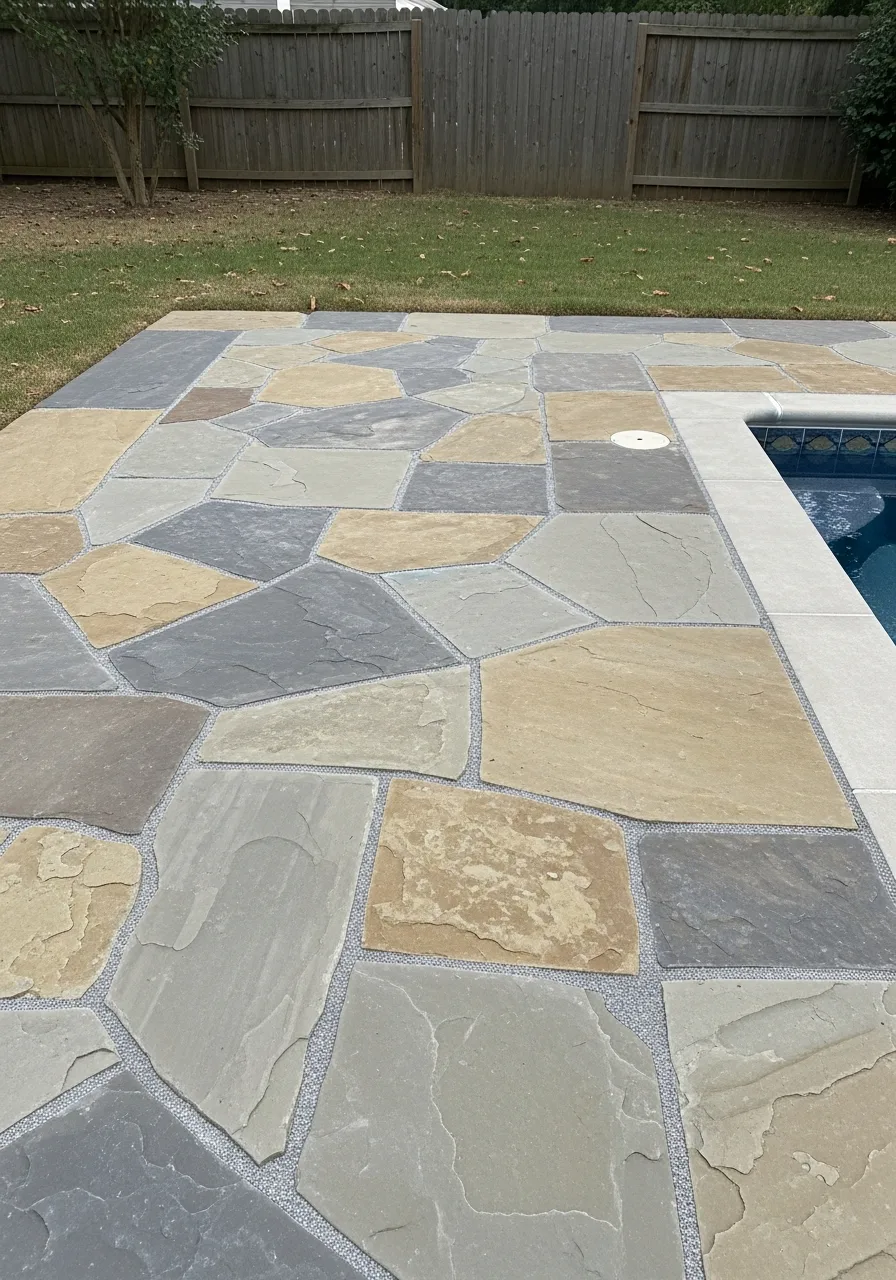22. Non Slip Poolside Stone