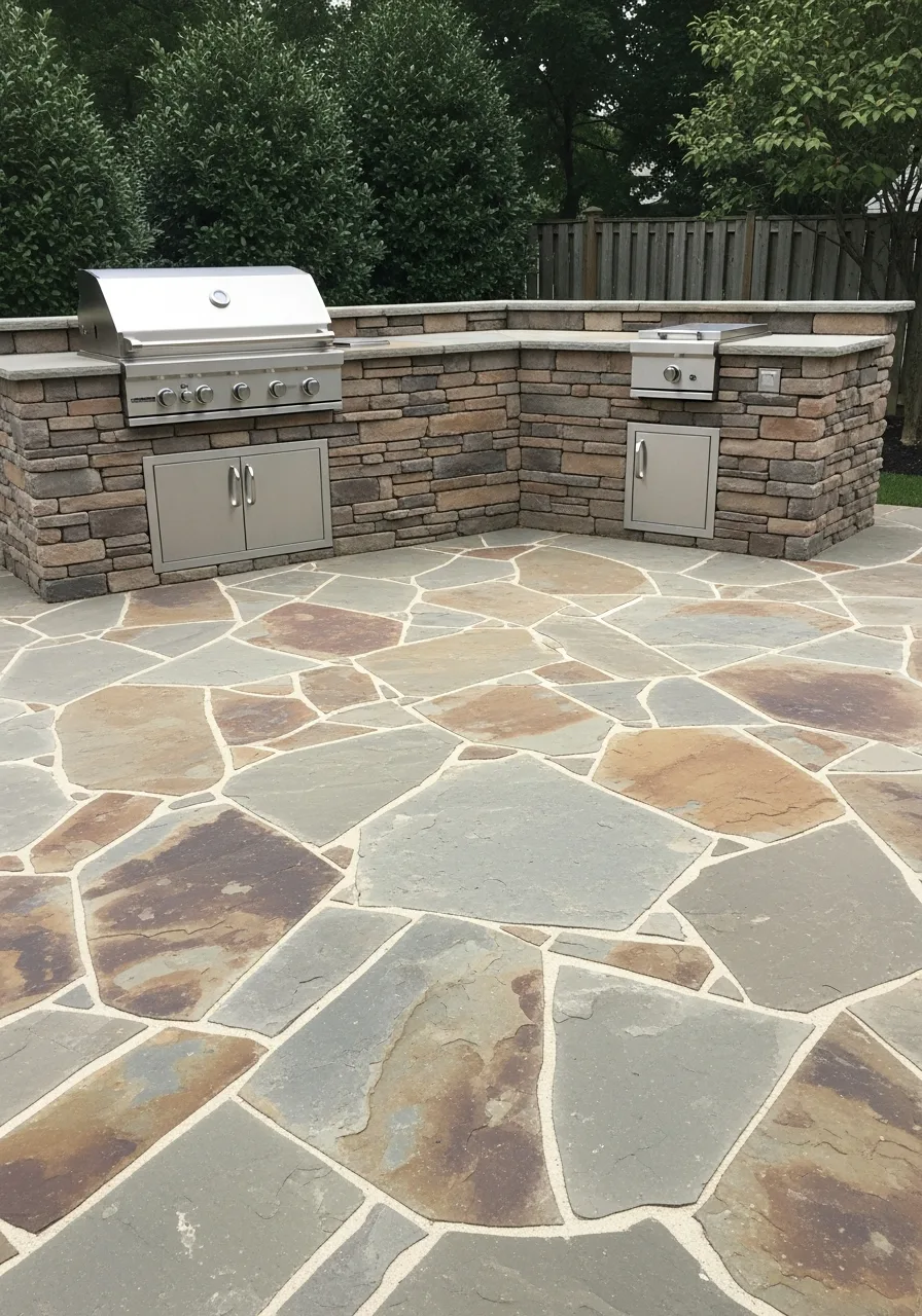 30. Outdoor Kitchen Flooring