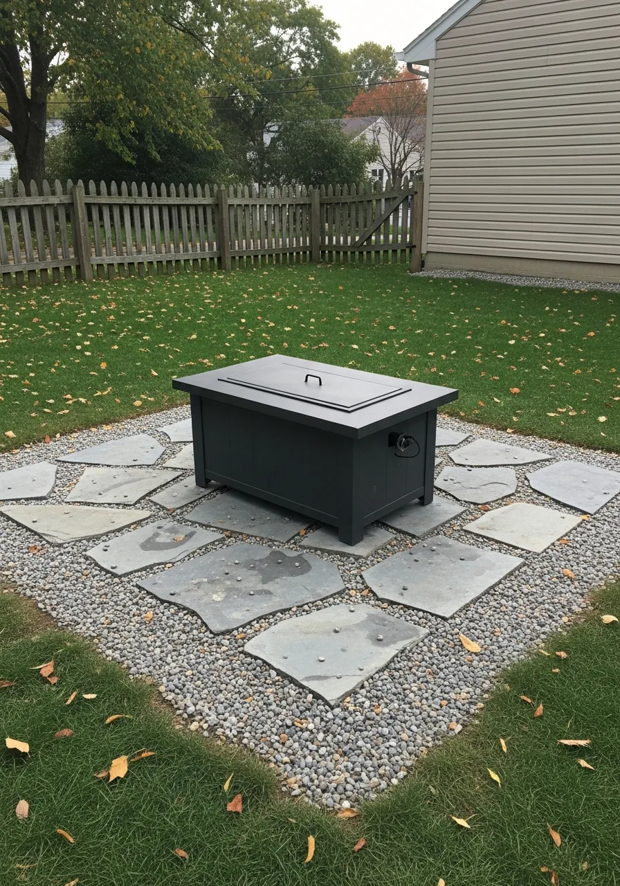 32. Fire Table Stone Pad