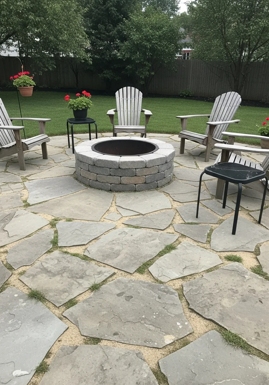 5. Fire Pit Centerpiece