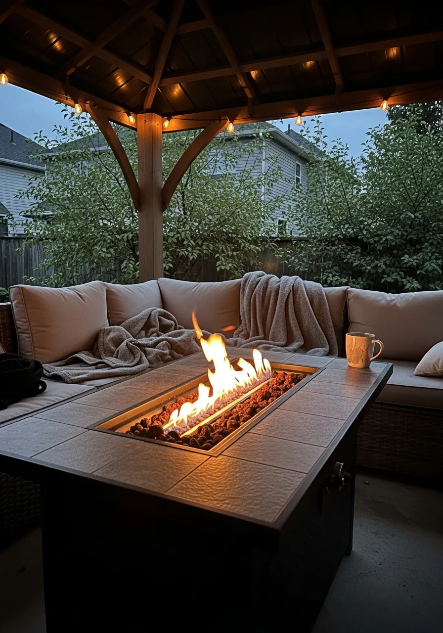 14. Propane Fire Pit Table