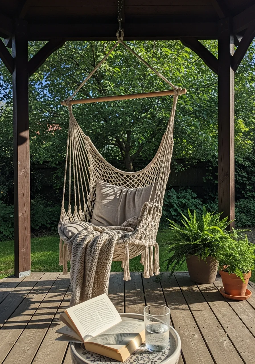 18. Hanging Hammock Chair