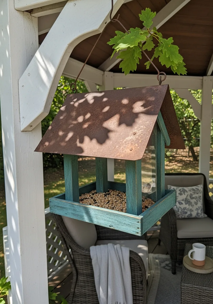 21. Decorative Bird Feeder