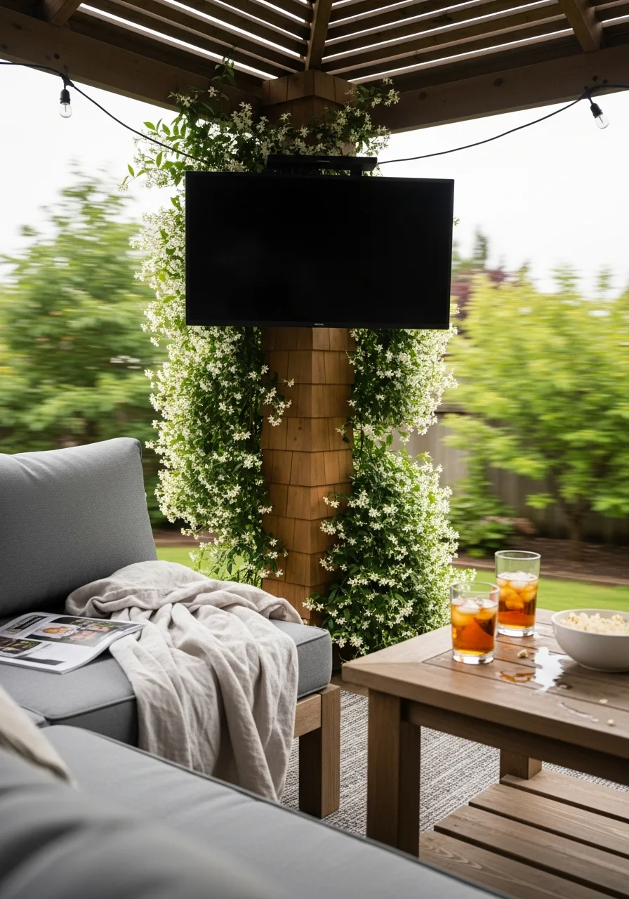29. Weatherproof Outdoor TV