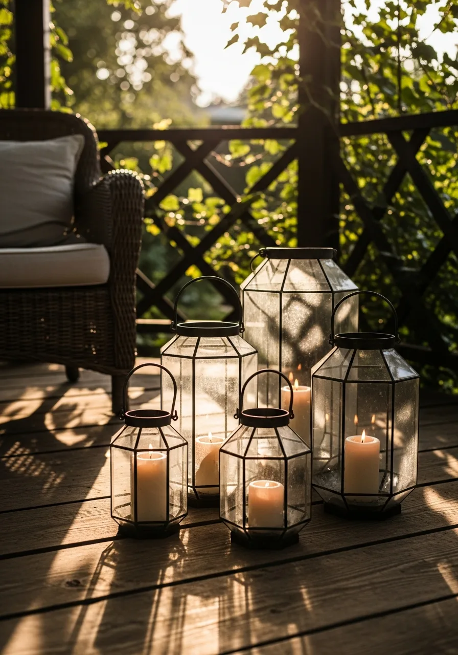 33. Decorative Glass Lanterns