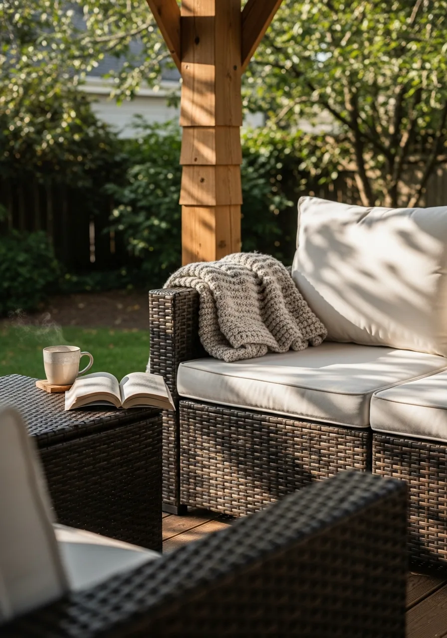 6. All Weather Wicker Seating