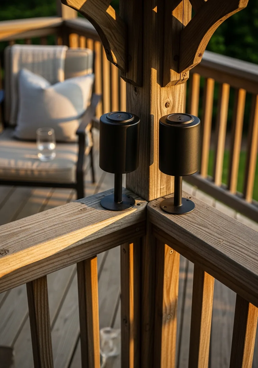 7. Metal Citronella Torches