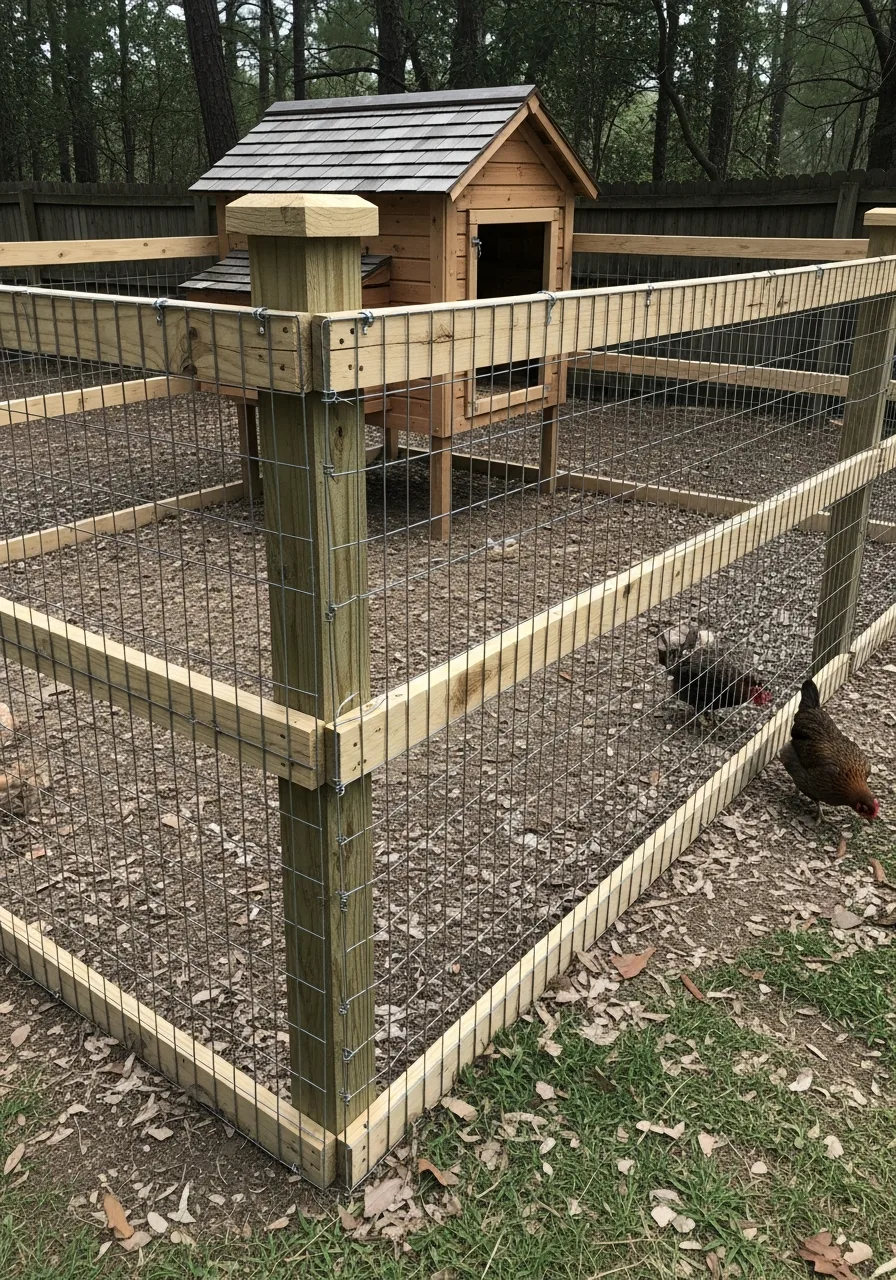 18. Chicken Coop Enclosure