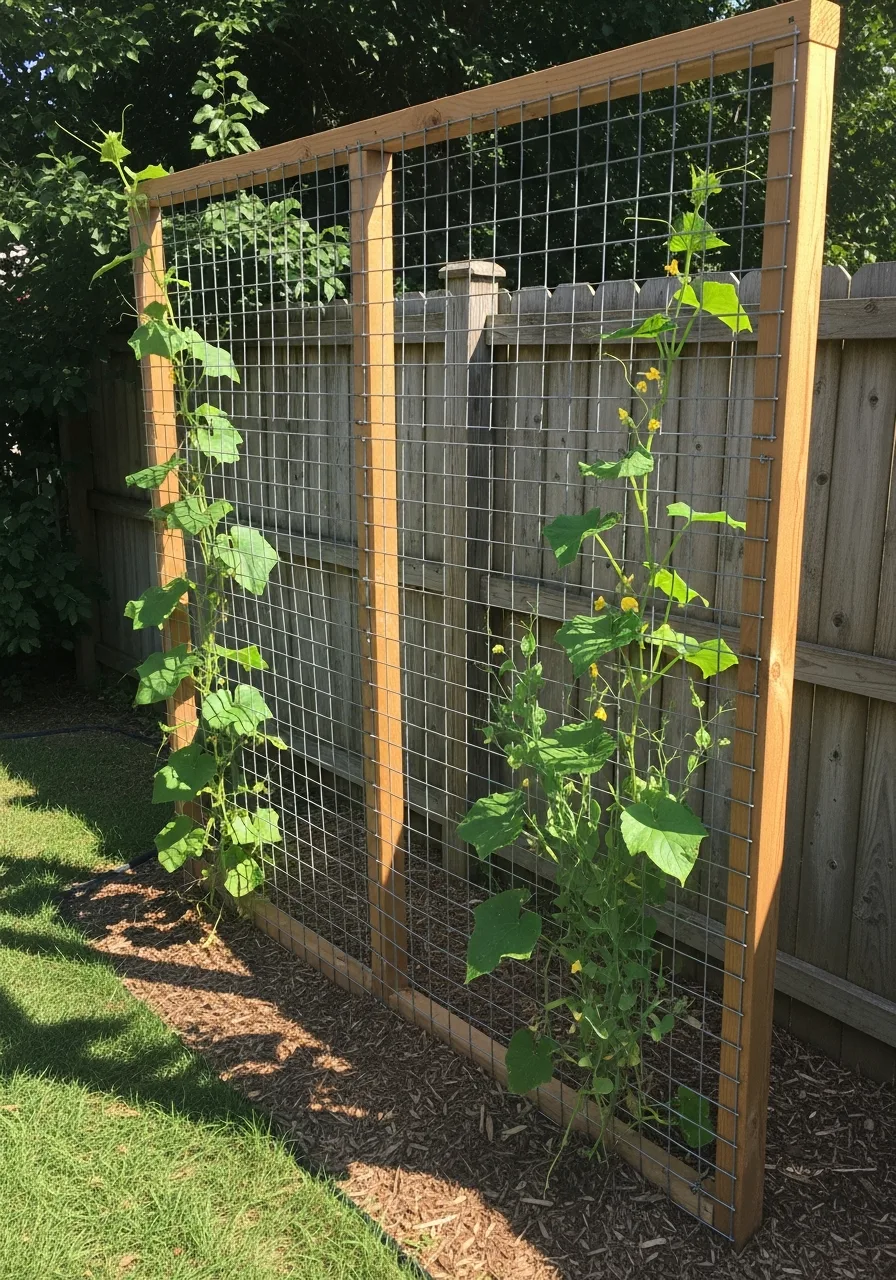 22. Vegetable Trellis Wall