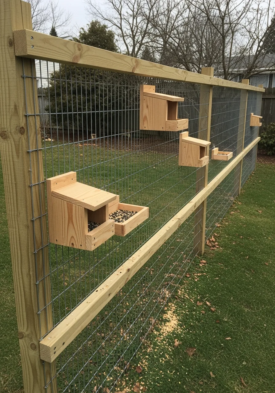 27. Integrated Bird Feeders