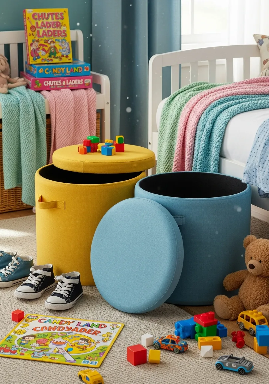 11. Storage Ottomans