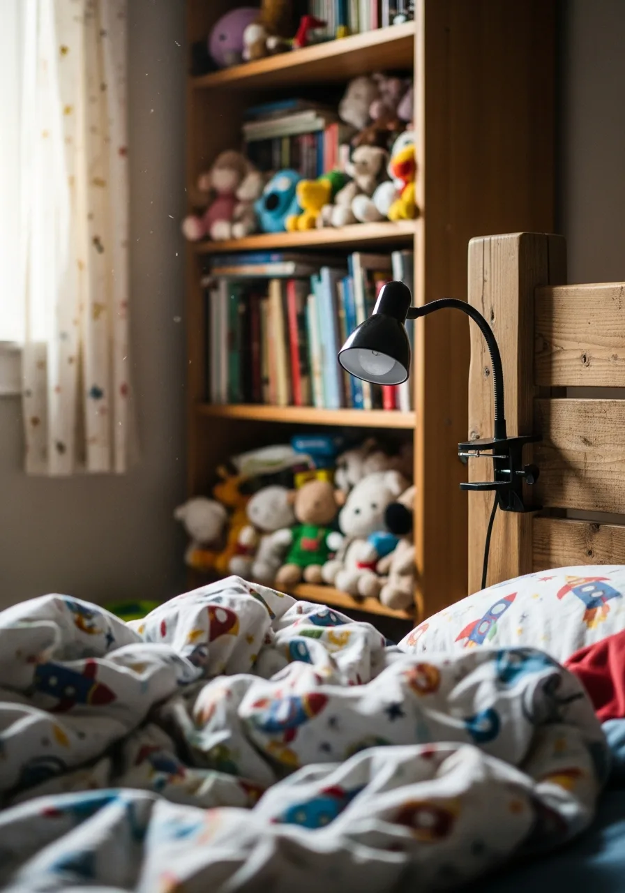 37. Clip On Bedside Lamp