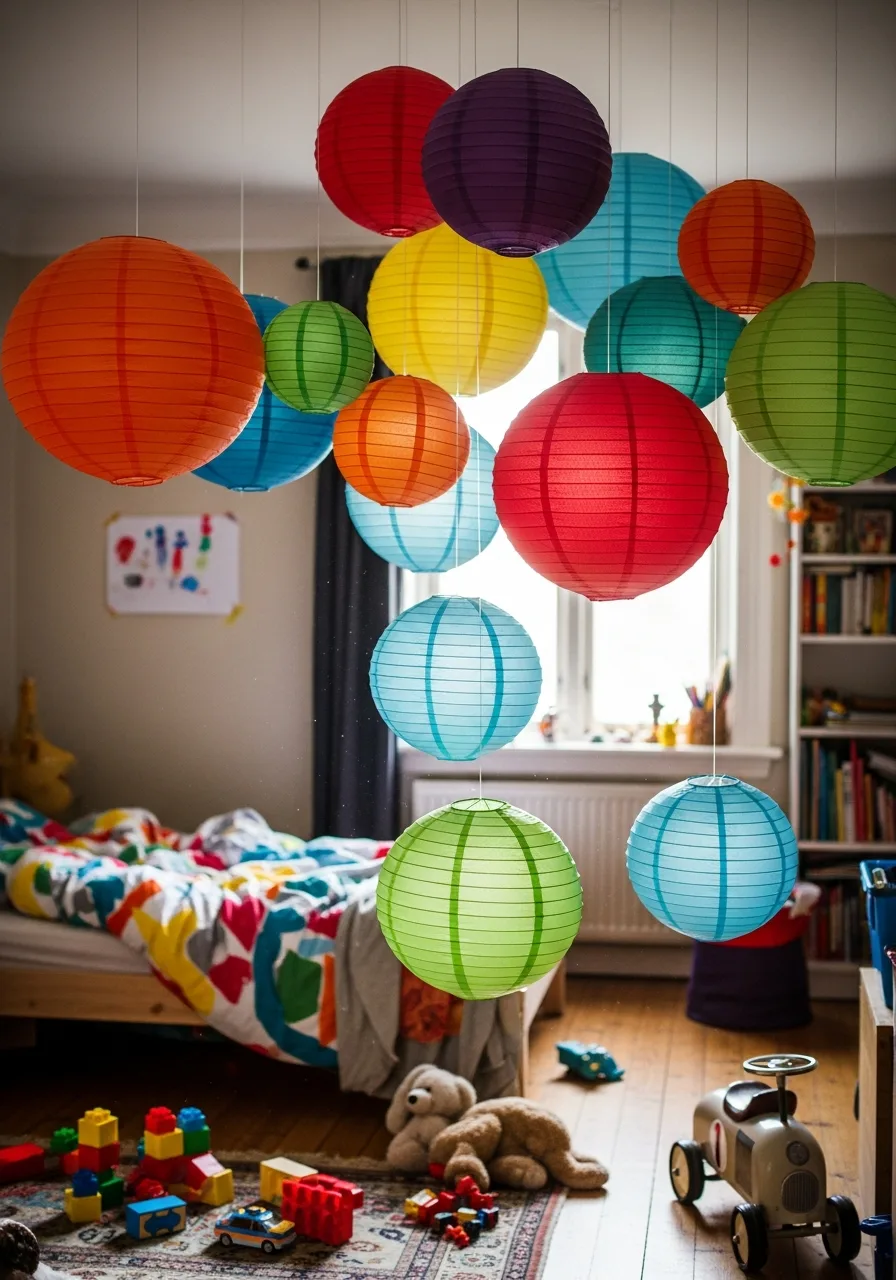 41. Colorful Paper Lanterns