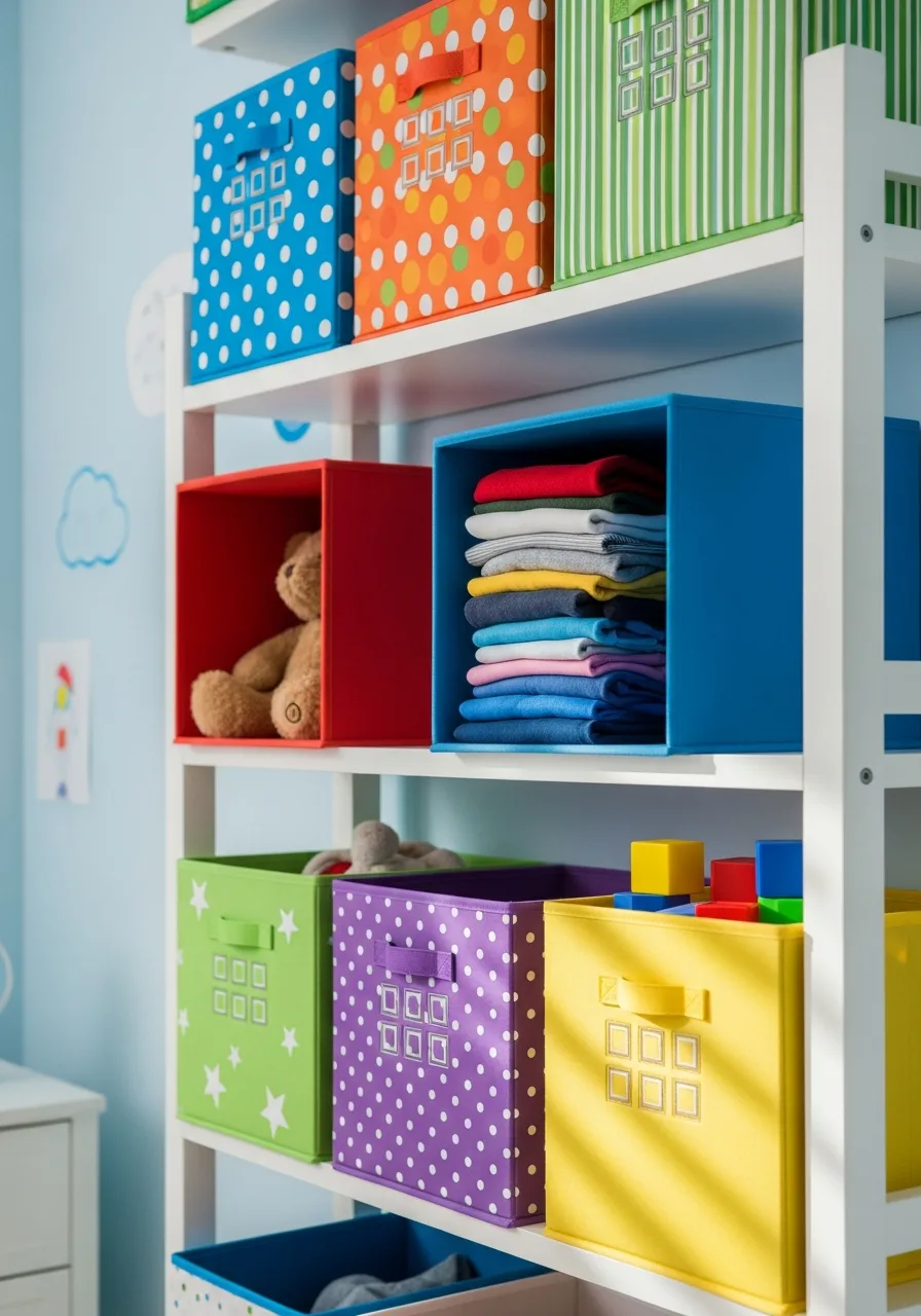 43. Fabric Storage Cubes
