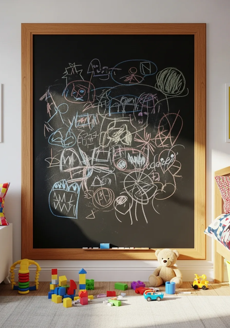6. Chalkboard Wall Section