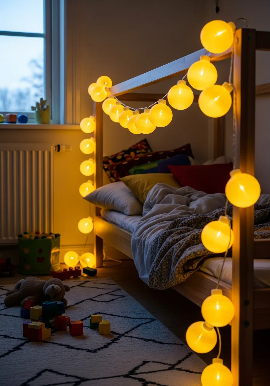 7. LED Globe String Lights