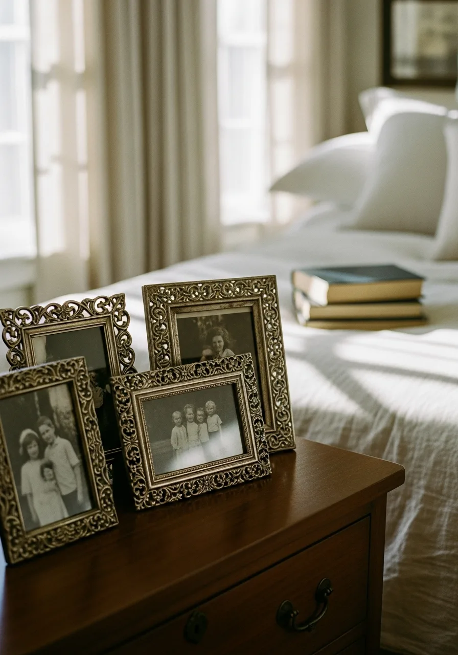 13. Antique Silver Picture Frames