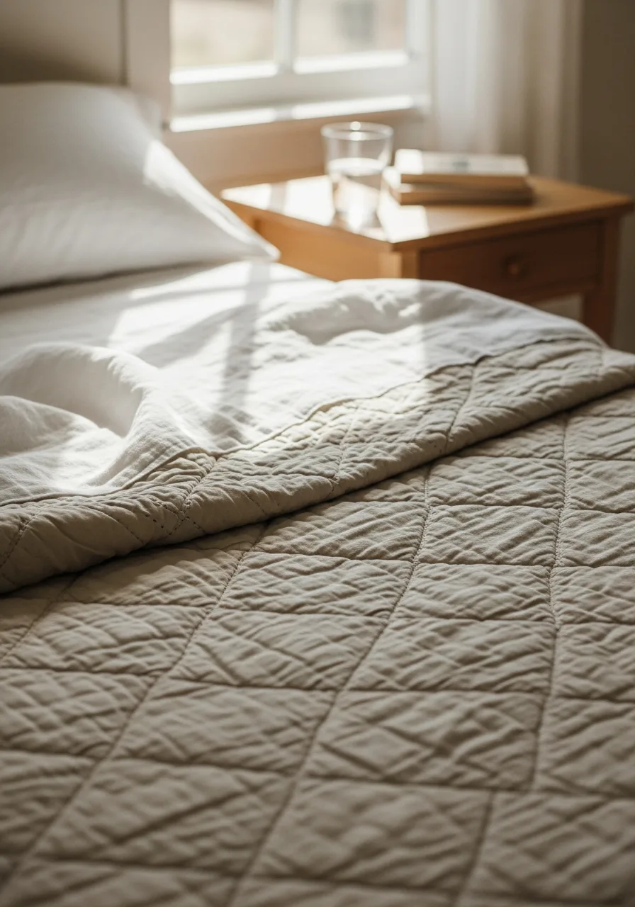 38. Quilted Bed Coverlet