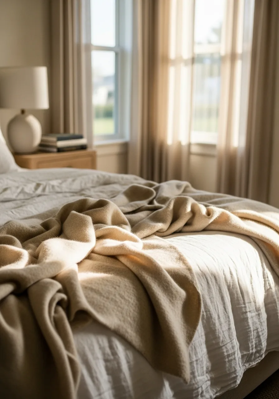 6. Soft Cashmere Throw Blanket