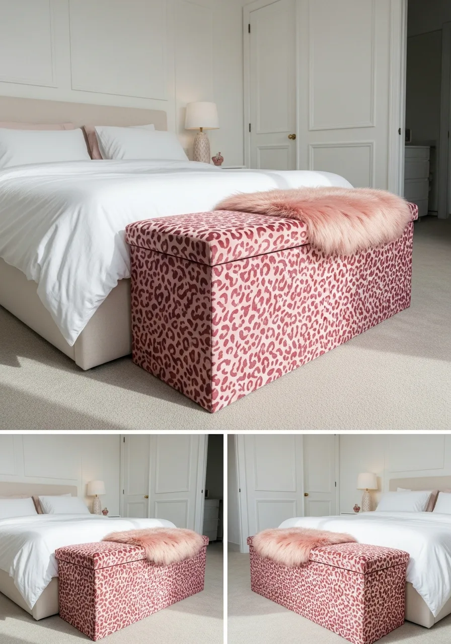 11. Place a Storage Ottoman