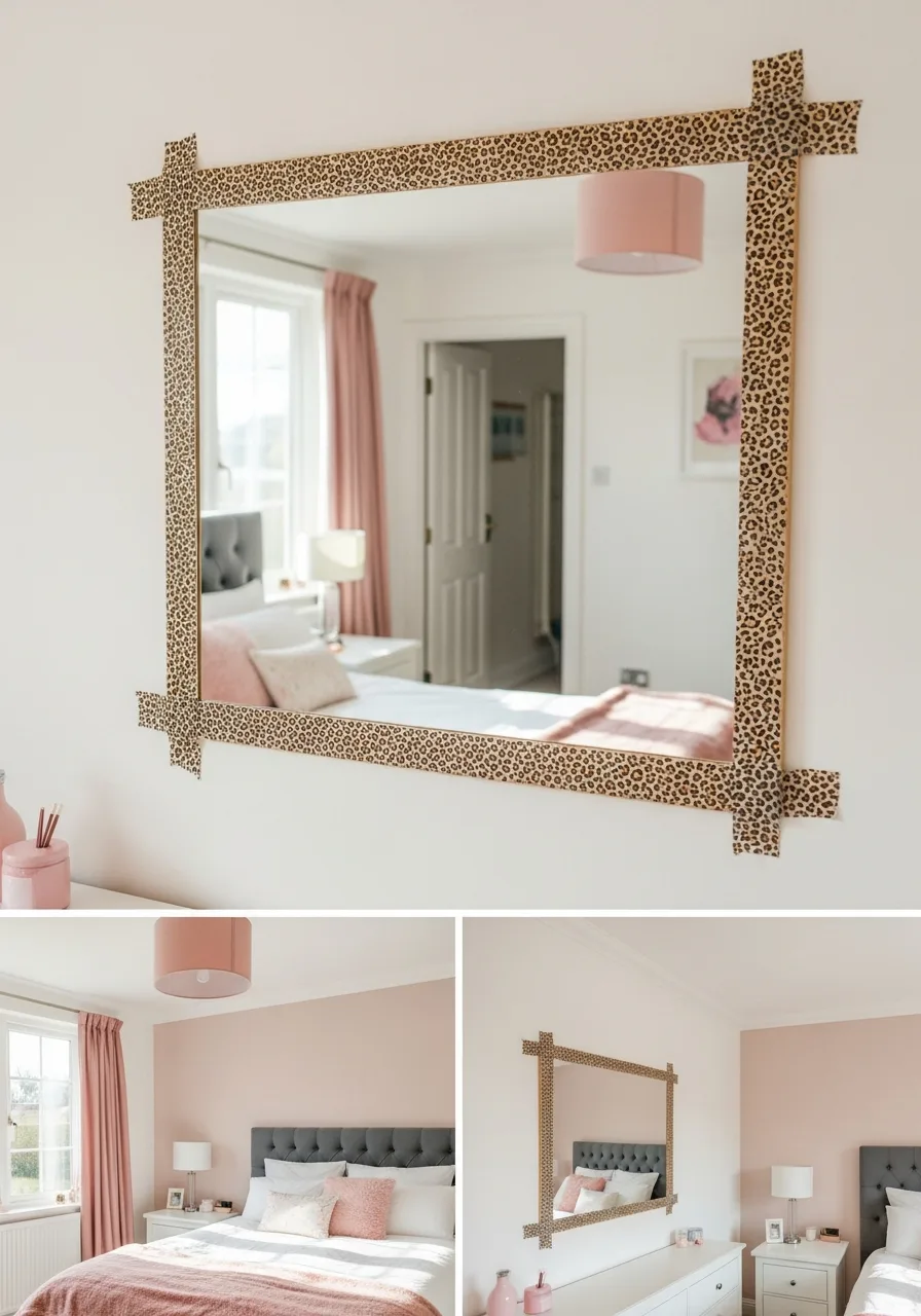 12. Border a Bedroom Mirror