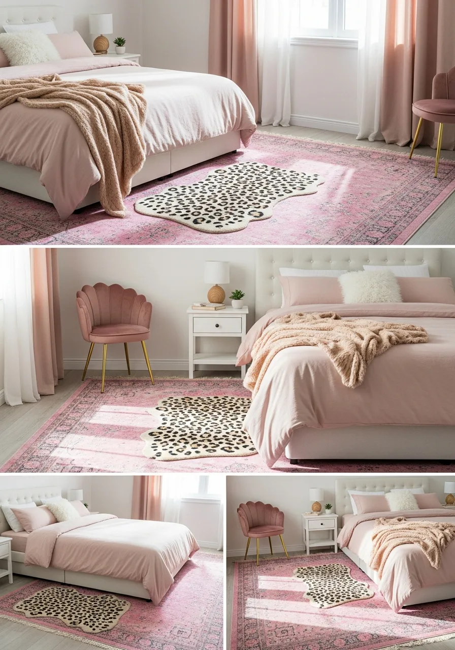 2. Ground With Cheetah Rugs