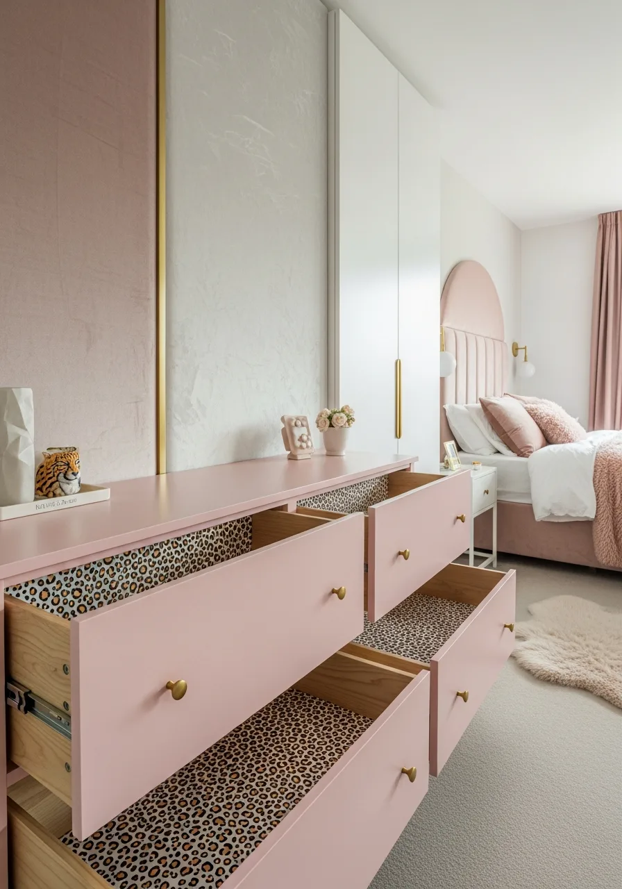 20. Line Drawers With Cheetah