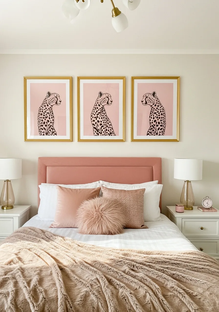 3. Hang Framed Cheetah Art