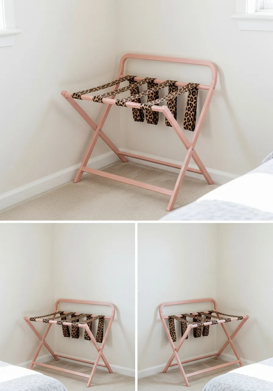 33. Cheetah Luggage Rack