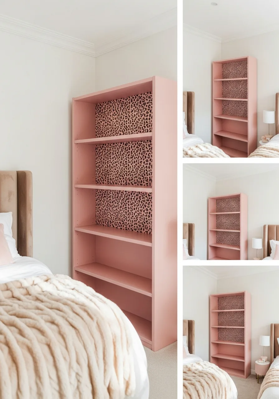 34. Cheetah Bookshelf Backing