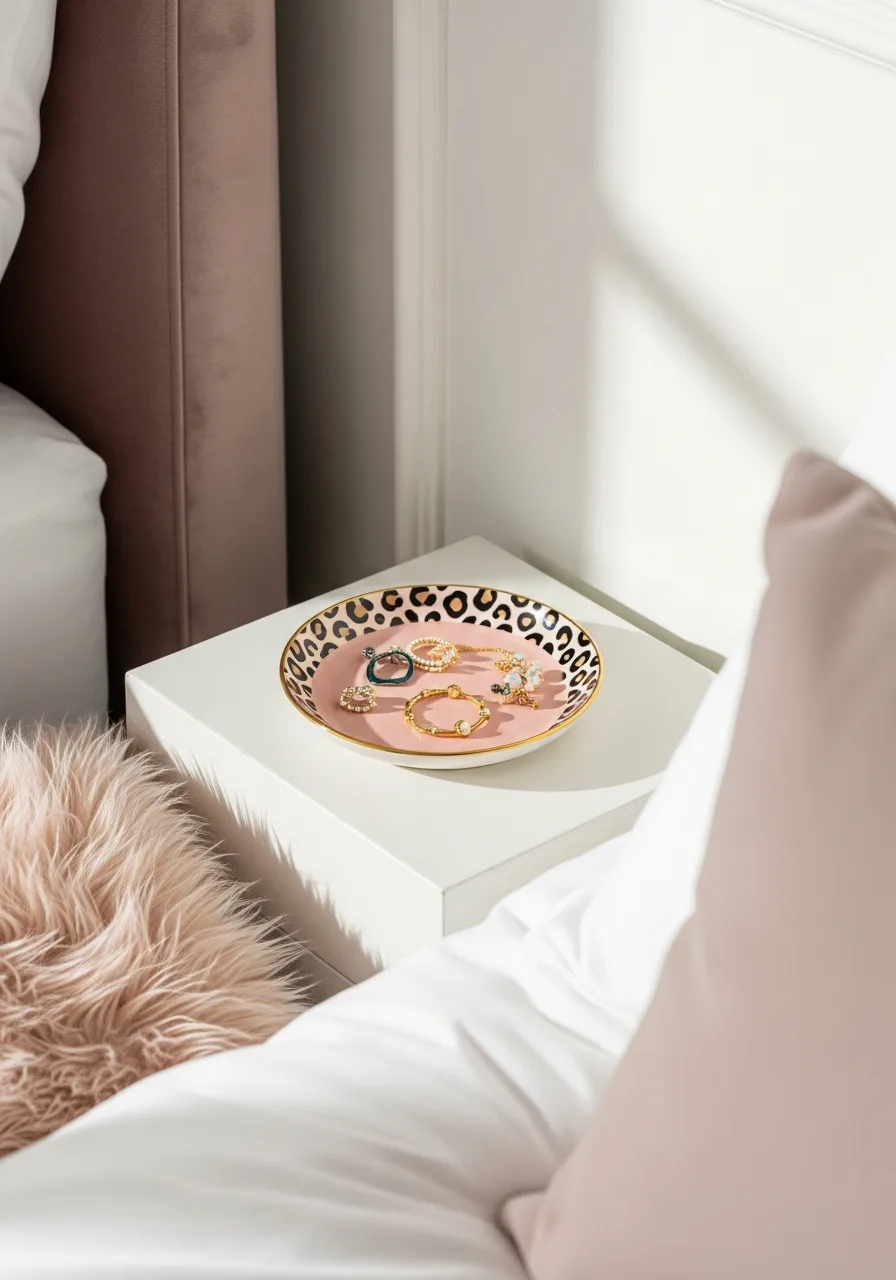 38. Cheetah Print Catchall Dish