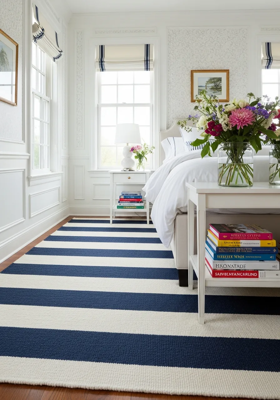 10. Striped Area Rugs