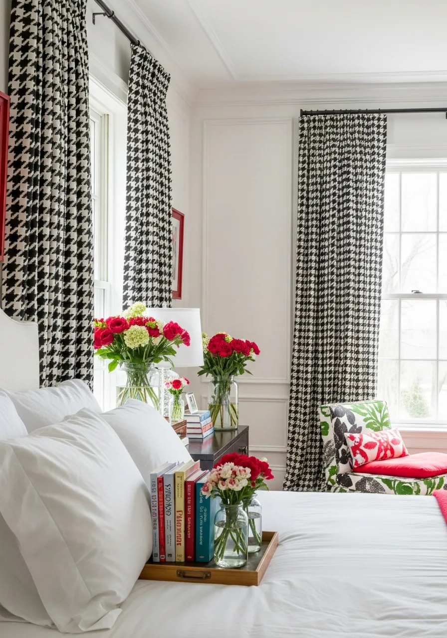 23. Houndstooth Window Panels