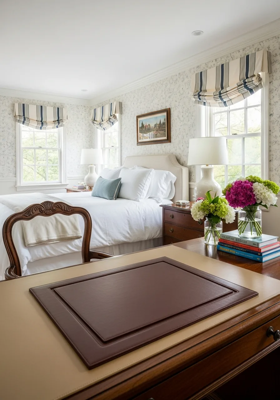 28. Faux Leather Desk Pads