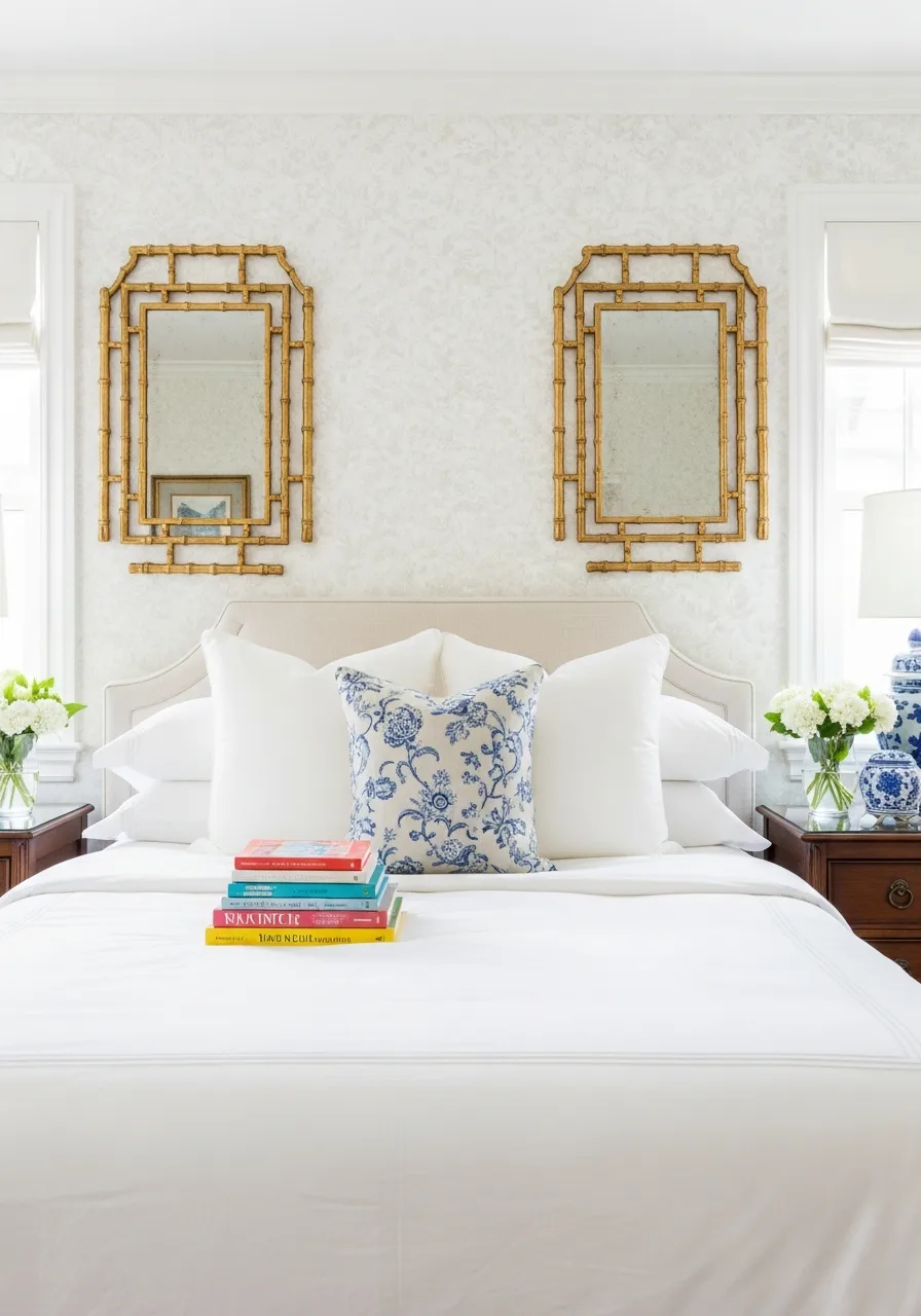 30. Gold Bamboo Mirrors