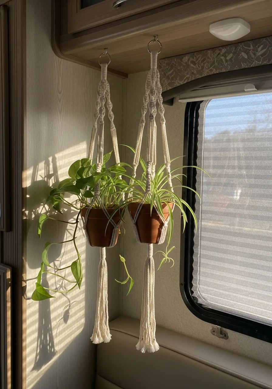 14. Macrame Plant Hangers