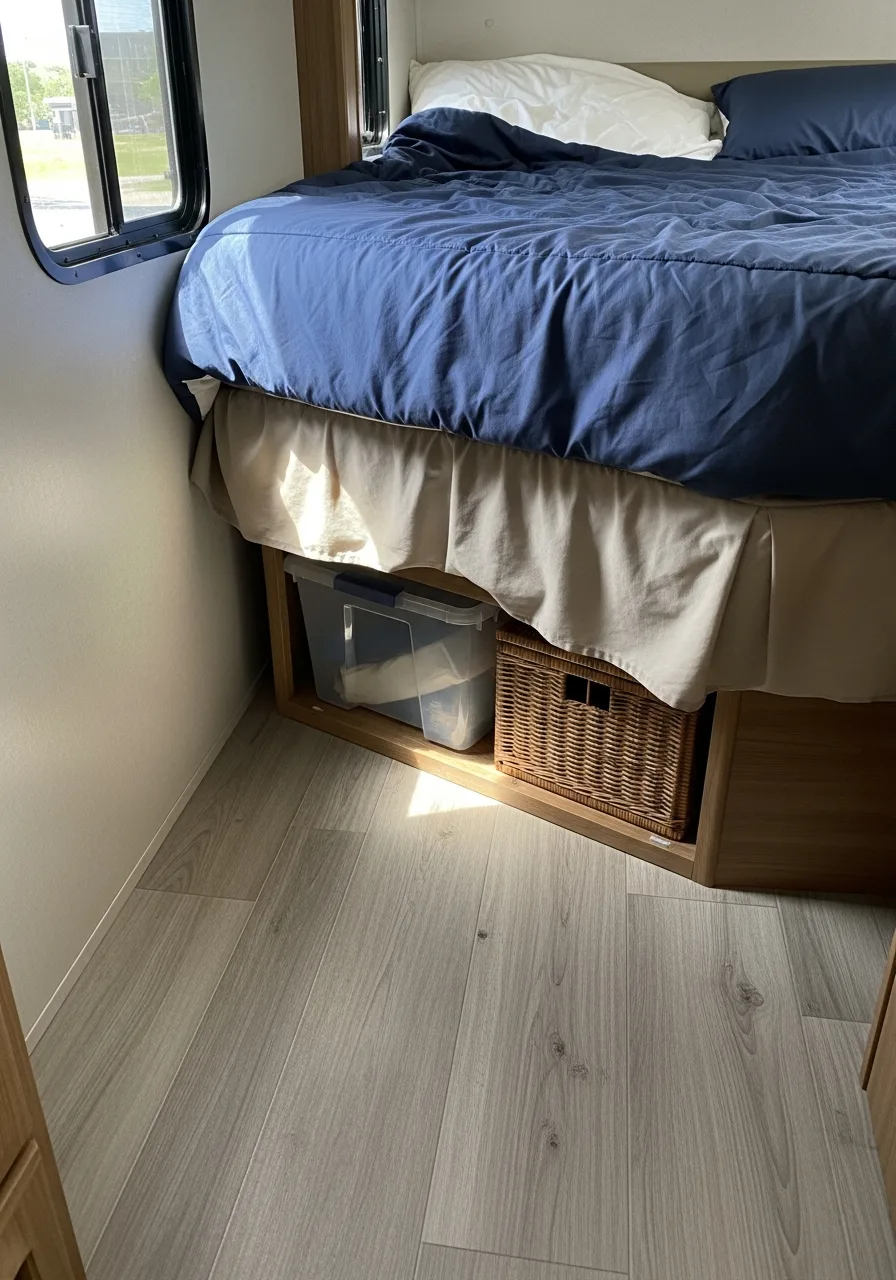 41. Bed Skirt Storage