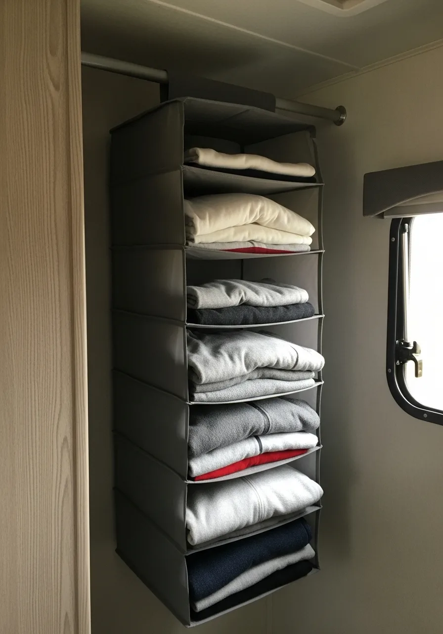 42. Hanging Closet Organizers