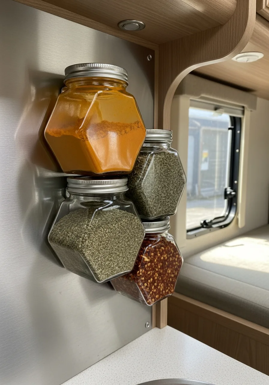 45. Magnetic Wall Storage Jars
