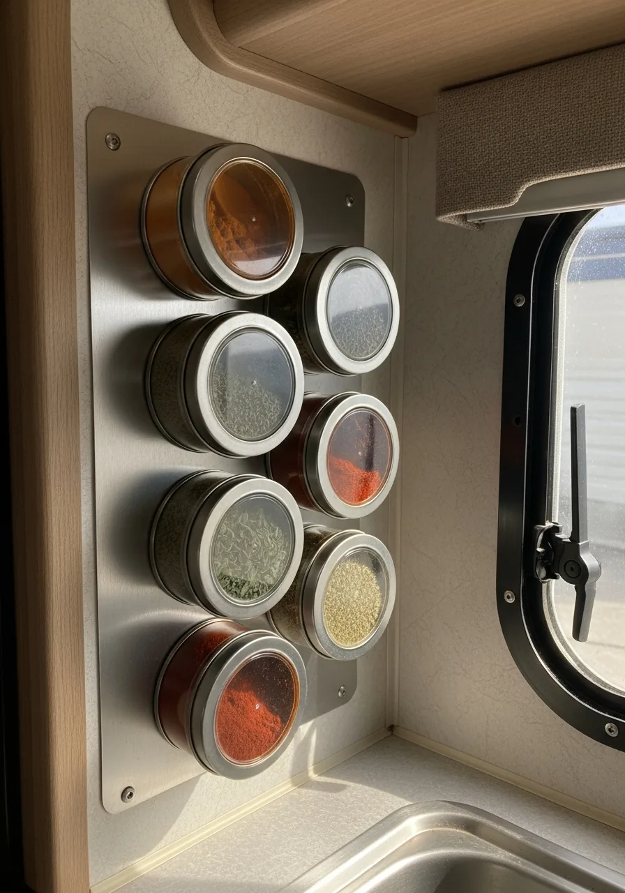 6. Magnetic Spice Tins