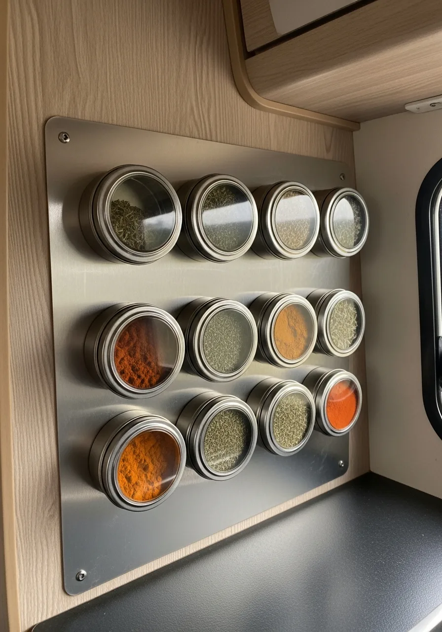 1. Magnetic Spice Tins