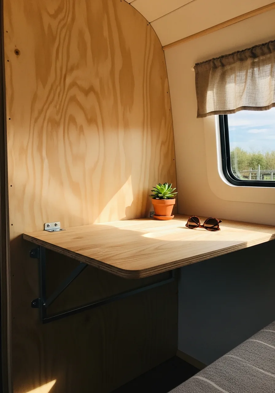 10. Folding Wall Table